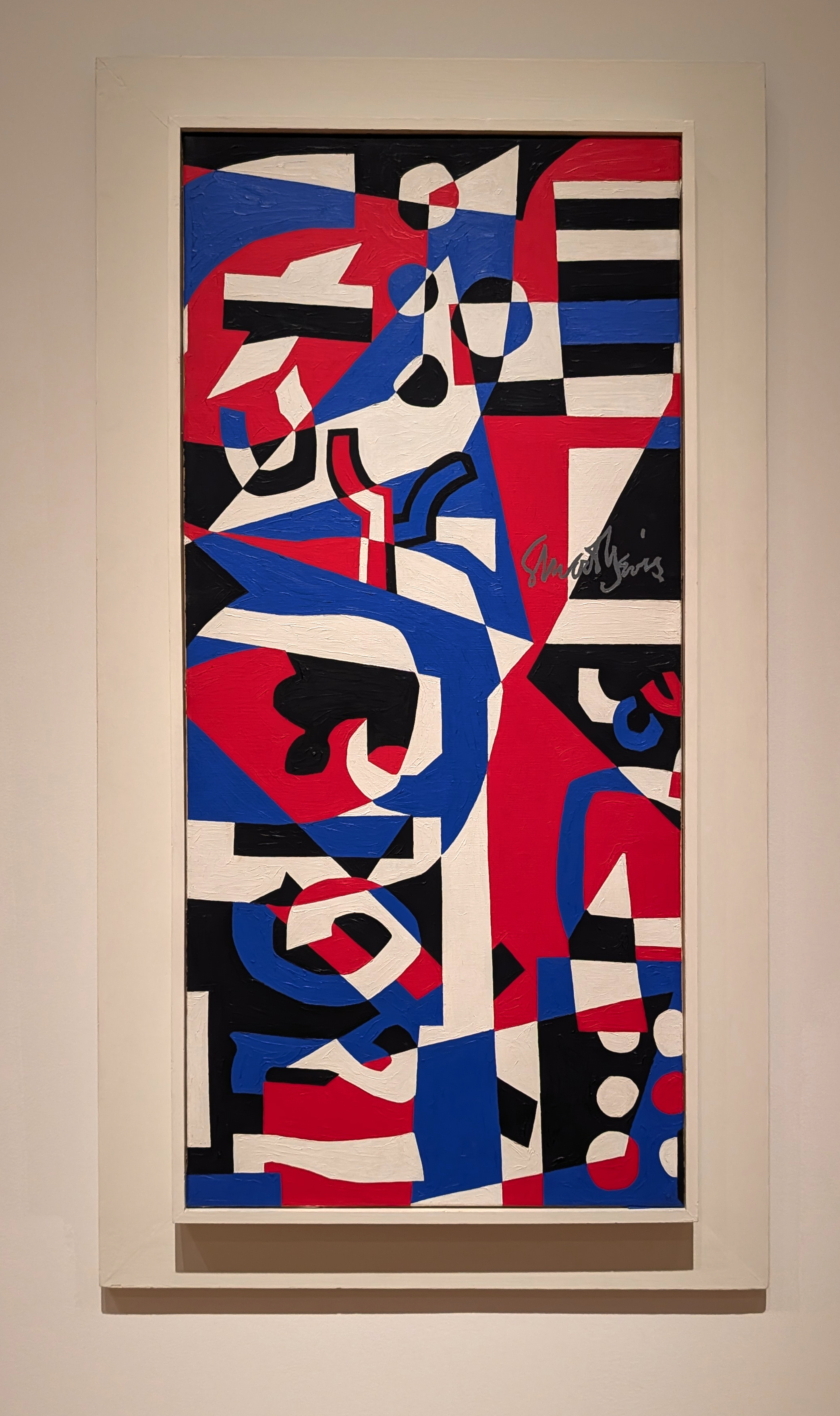 Stuart Davis, Composition Concrete (Study for a Mural), 1957–60, oil on canvas, Cleveland Museum of Art
