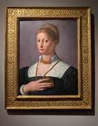 Agnolo Bronzino, Portrait of a Woman, 1550, oil on wood, Cleveland Museum of Art
