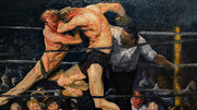 George Bellows, Stag at Sharkey’s (detail), 1909, oil on canvas, Cleveland Museum of Art