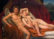Jacques-Louis David, Cupid and Psyche (detail), 1817, oil on canvas, Cleveland Museum of Art